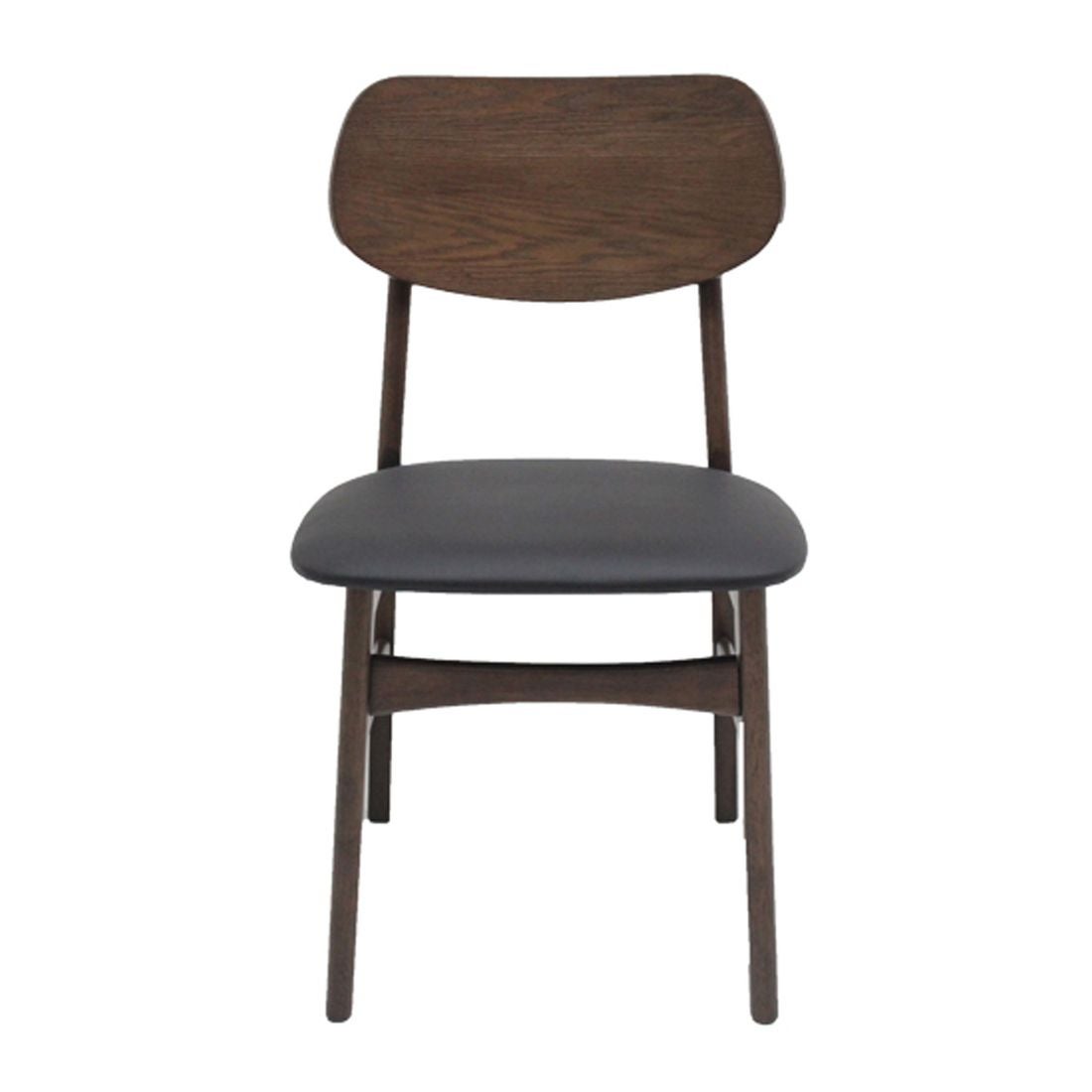เก้าอี้ทานอาหาร เก้าอี้ไม้เบาะหนัง รุ่น Moko-SB Design Square